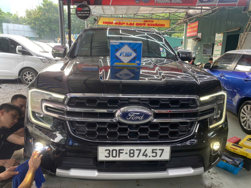 Độ đèn nâng cấp ánh sáng BI GẦM X-LIGHT F10 TURBO Ford Everest 87457